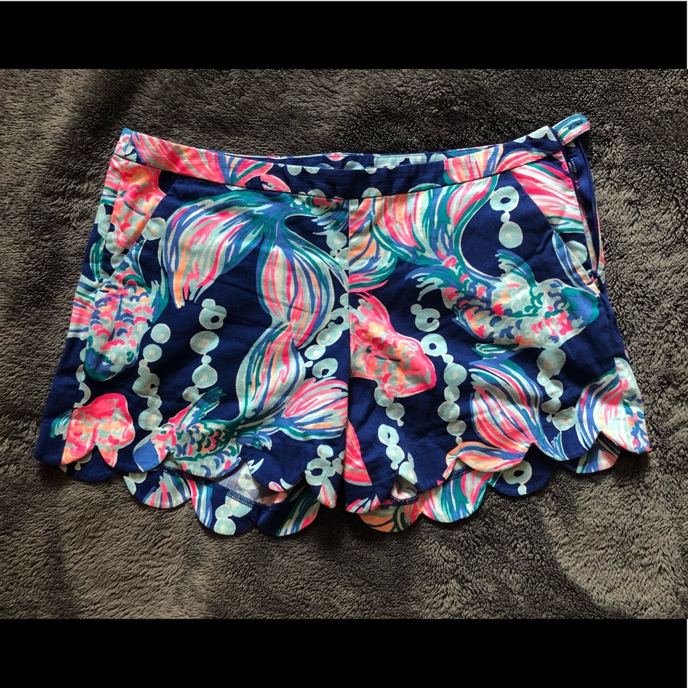 Lilly Pulitzer 5” Buttercup Scallop Hem Short